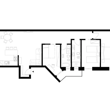 شقة The Rent - Three-bedroom In Acquabella ميلان